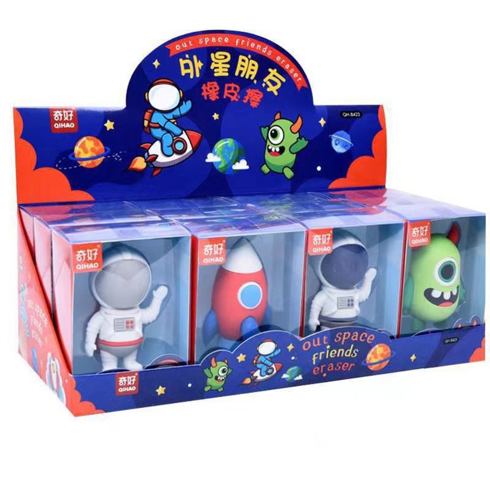 Astronaut Monster Space Eraser for Schooling Kids - Pack of 1